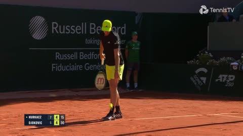 La Finale ATP 250 de Genève Hubert Hurkacz vs Novak Djokovic