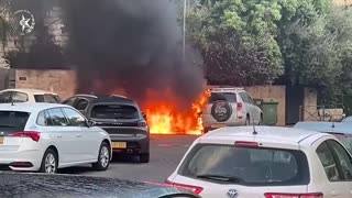 Protesters from the families of the kidnapped set fire to cars and trash cans near the