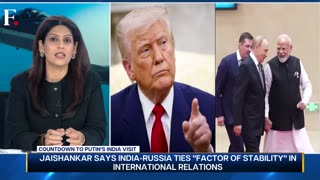 Jaishankar in Russia Ahead of Putin's India Trip