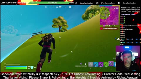Don't Be Shy Guy on Fortnite Daily Show with Host DjS Oh YES! Gaming in Fishers