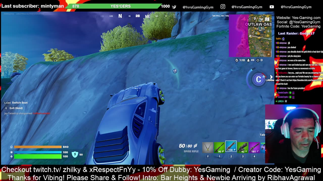 Don't Be Shy Guy on Fortnite Daily Show with Host DjS Oh YES! Gaming in Fishers