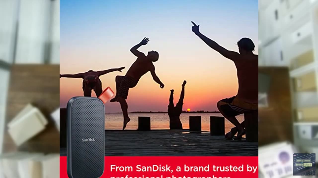 SanDisk 2TB Portable SSD - Up to 800MB/s, USB-C, USB 3.2 Gen 2, Updated Firmware