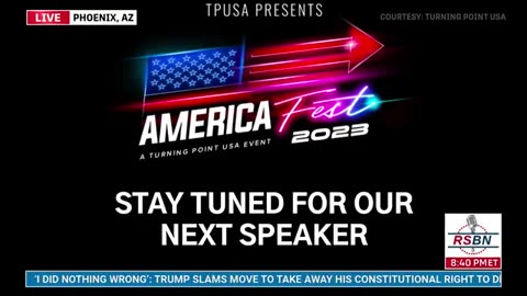 DECEMBER 16 2023 DAY 1 OF TURNING POINT USA AMERICA FEST
