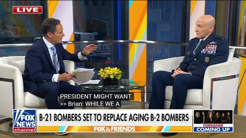 Gen. David W. Allvin talks about the NEW replacement for the famous B-2 bomber, the B-21.