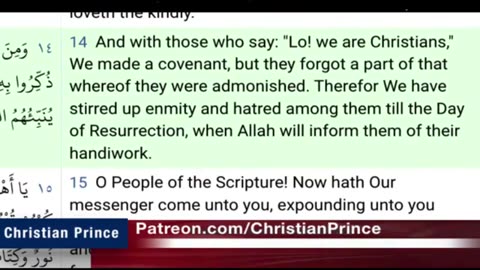 Christian prince Jihad is to spread islam