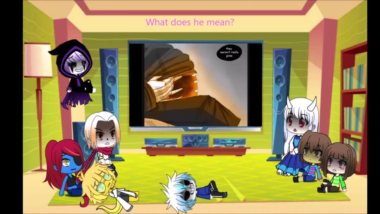 D-ScapeTale Reacts to Judgement Hall (Original _ Lazy_Realistic reactions)