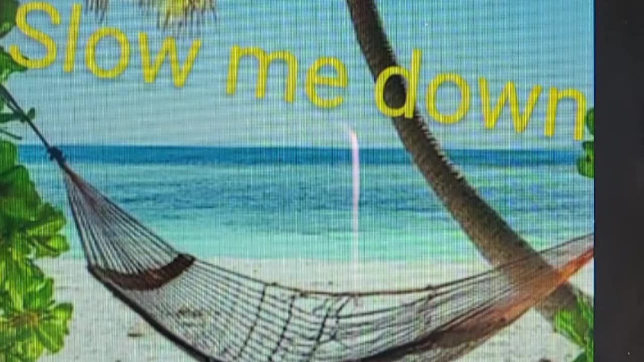 Day 22 God slow me down...28 day Journey to God's peace