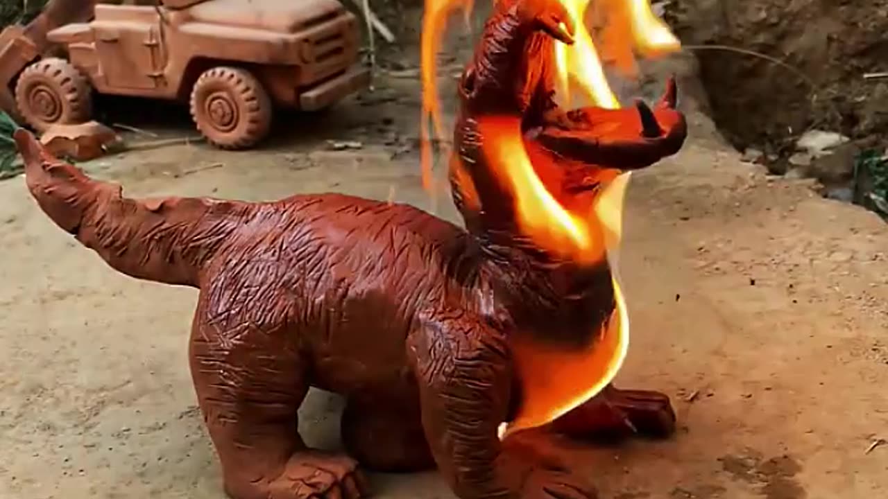 Dino Monster Attack || New Knowledge Creator || Mud Stories #mudworld #viral