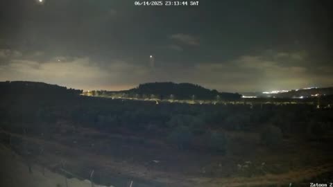 CCTV footage captures the impacts of Iranian missiles on Haifa