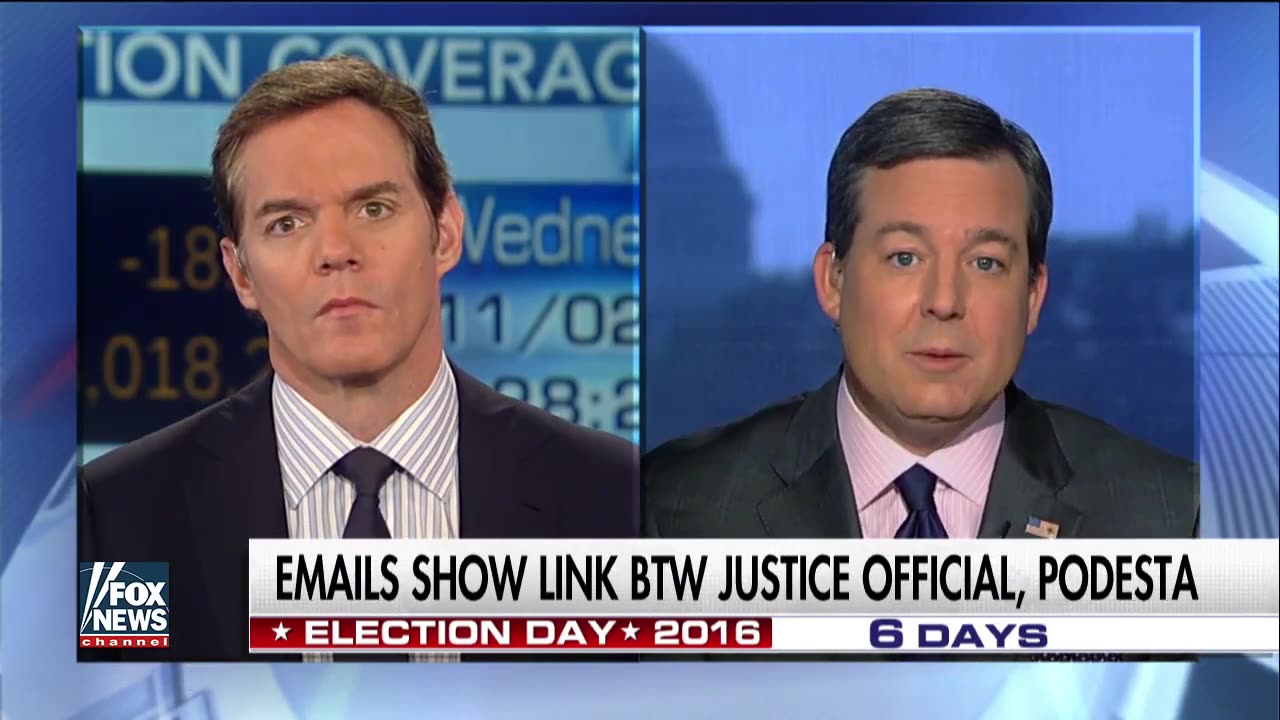 Emails show link between Justice Official and Podesta