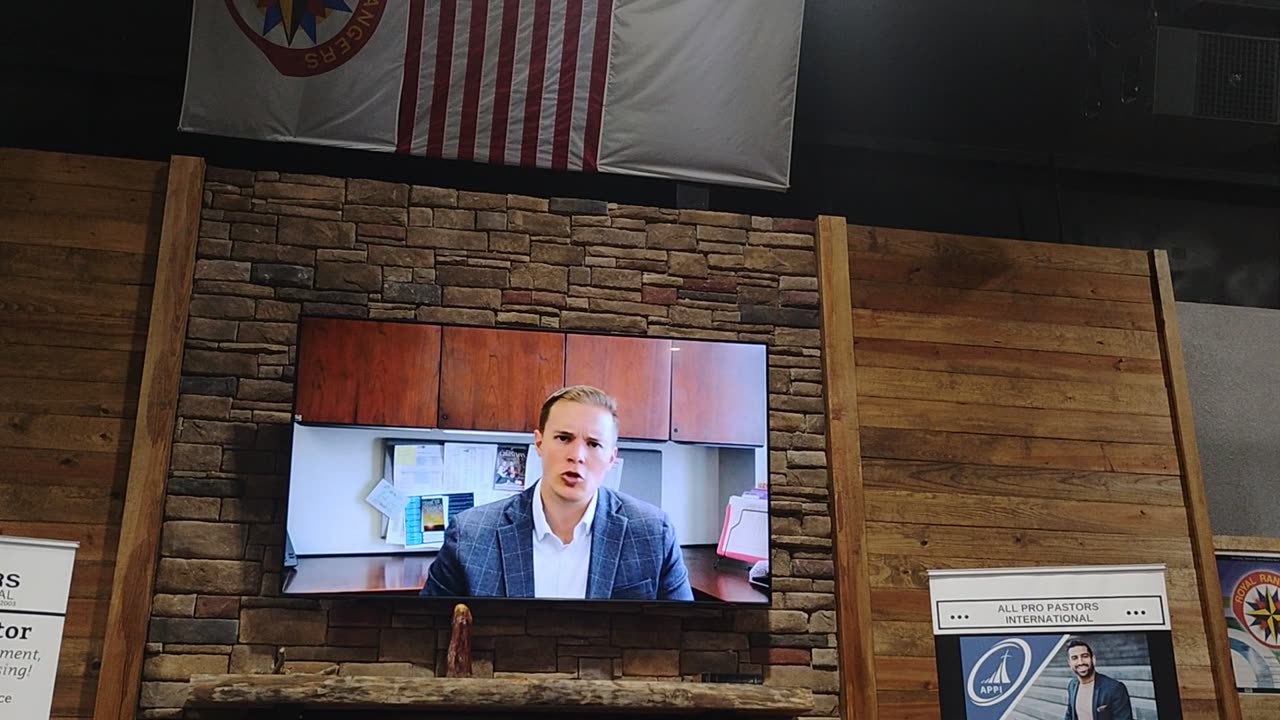 Dylan Fisher Speaking at All Pro Pastors Encouragment Luncheon 7 24 2025