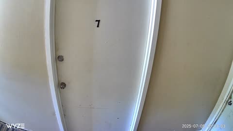 July 5, Neighbor going in & out 41 times