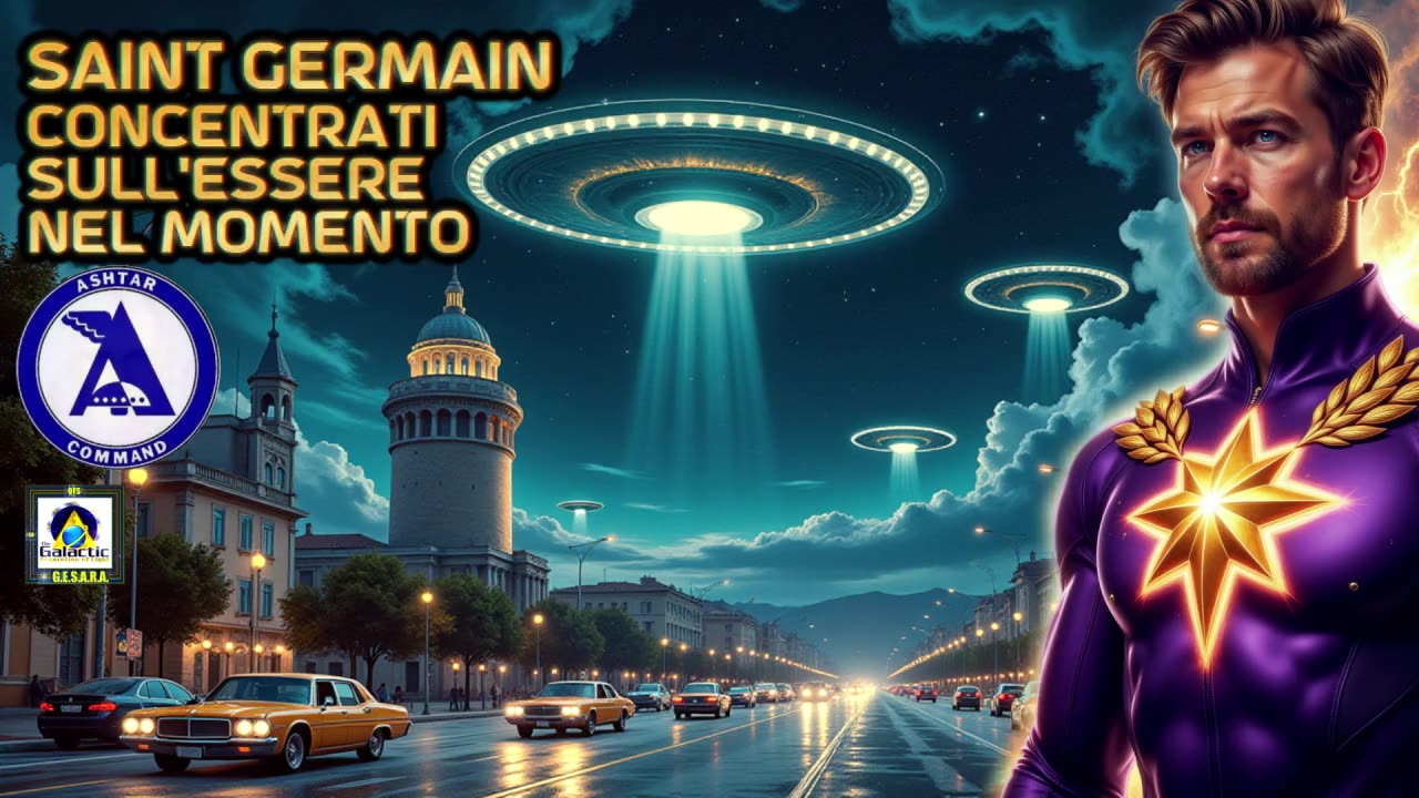 🟣🟣⚡️Saint Germain: Concentrati sull'essere nel momento