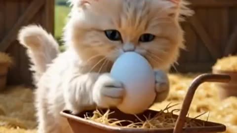 Ragdoll Kitten Saved from hawk
