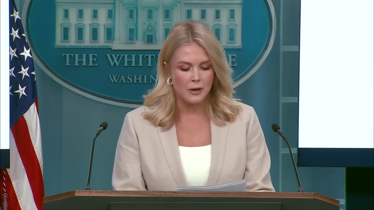 🚨🔥Karoline Leavitt: "Southwest border crossings in March fell to their lowest level