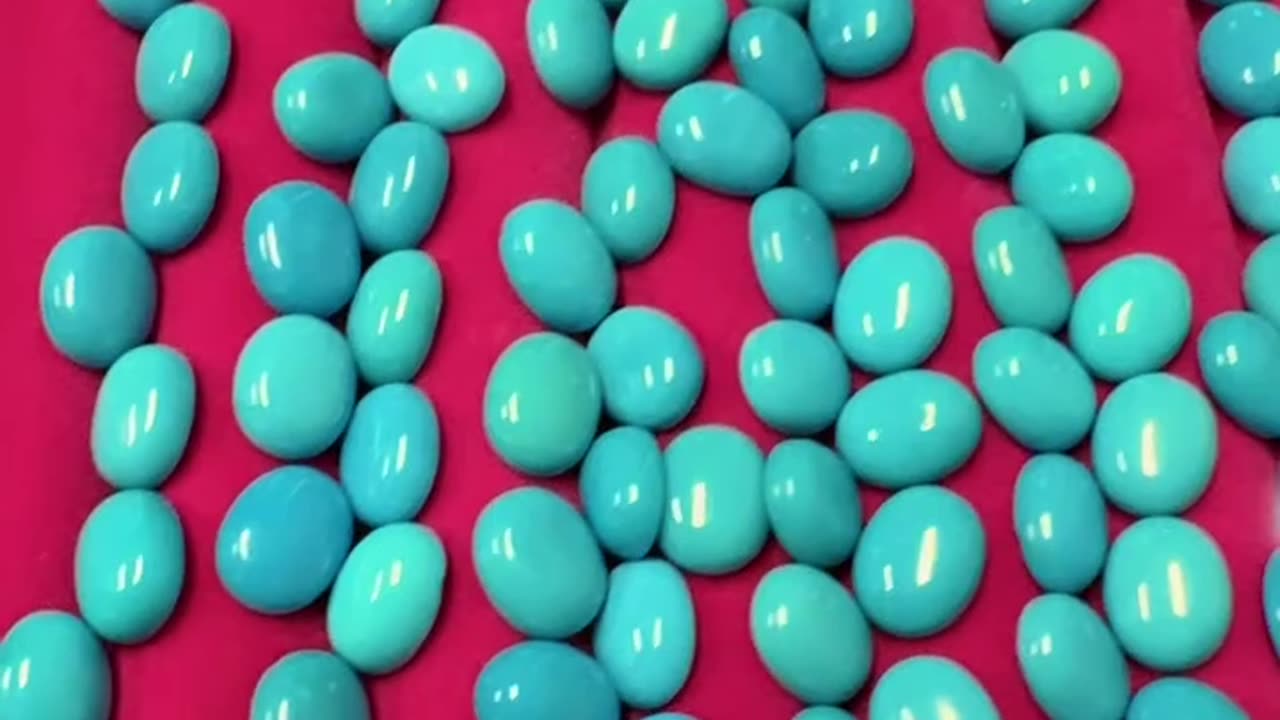 250610-2 Sleeping Beauty Turquoise Cabochon: Solidified Deep-Sea Vortex on Fingertips