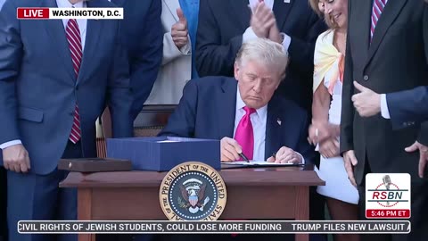 WATCH: President Trump Signs the One Big Beautiful Bill Into Law - 7/4/25