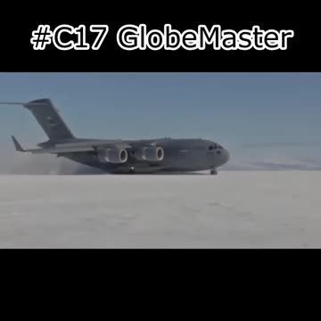 Couldn't Believe #C17 Globe Master Land On ICE Runway Antarctica #Aviation #Fly #AeroArduino