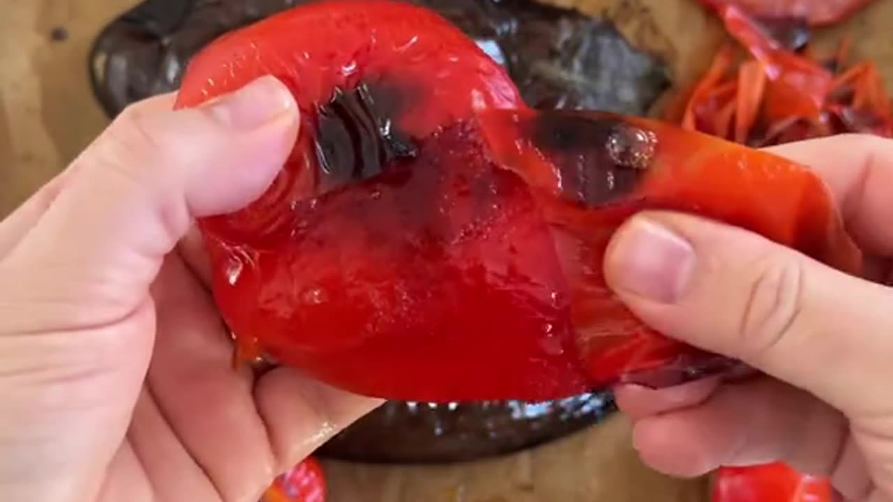 Baba Ganoush With Roasted Red Peppers and TomatoesHope you’re all ready