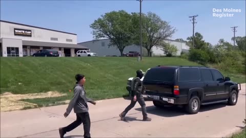 Omaha Protest Attempts To Stop ICE Raid At Meat Processing Plant