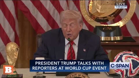MOMENTS AGO: President Trump Hosts FIFA Task Force Meeting...