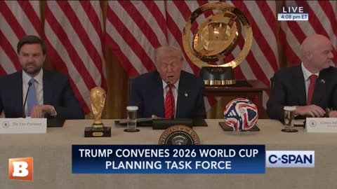 MOMENTS AGO: President Trump Hosts FIFA Task Force Meeting...