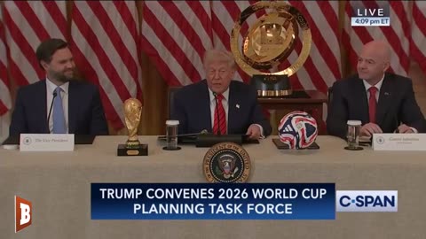 MOMENTS AGO: President Trump Hosts FIFA Task Force Meeting...