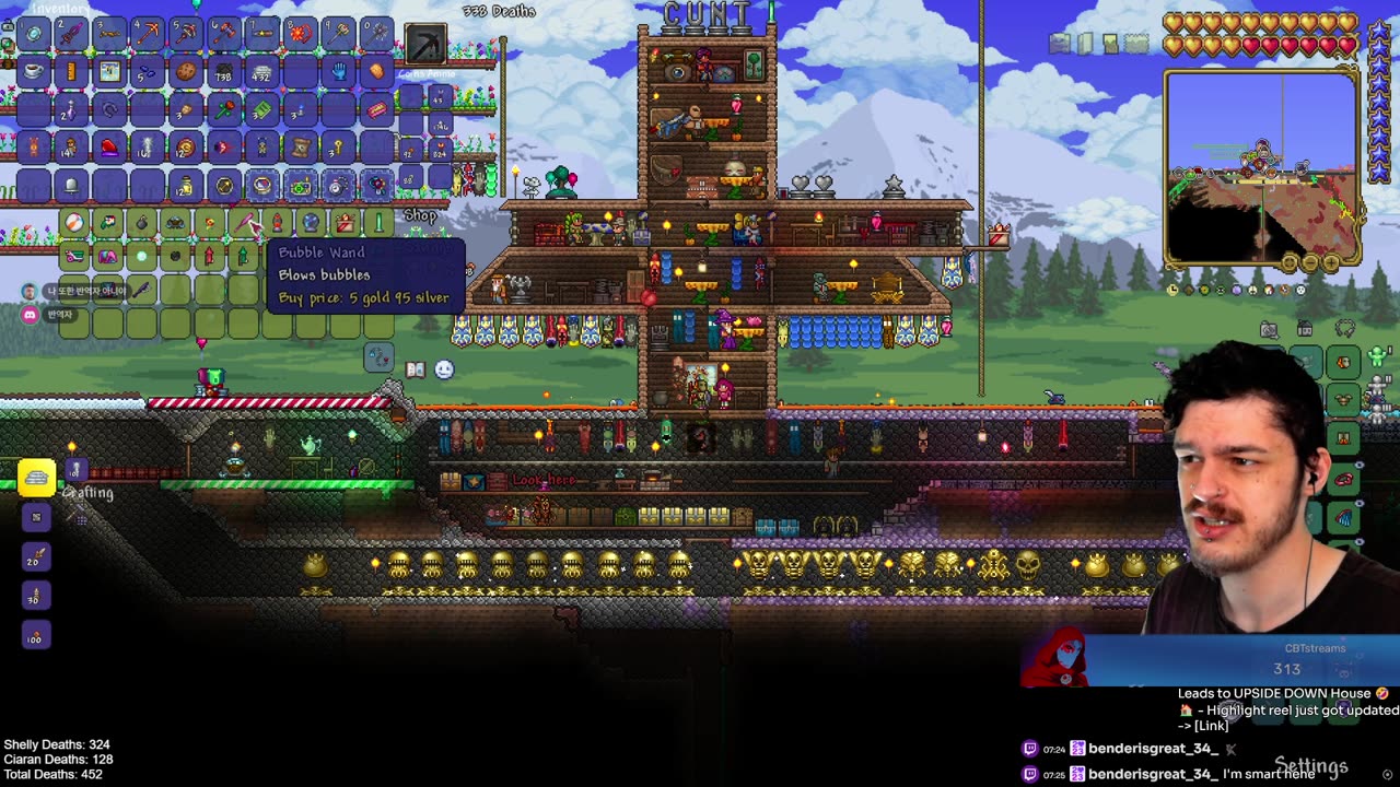 Let's get the eye of azeroth - Terraria MASTER MODE! Crowd Control ON