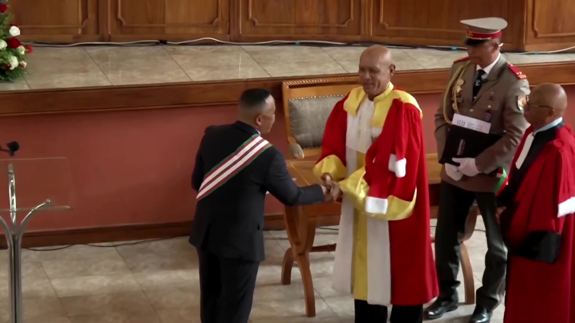 Madagascar military ruler Randrianirina sworn in as president
