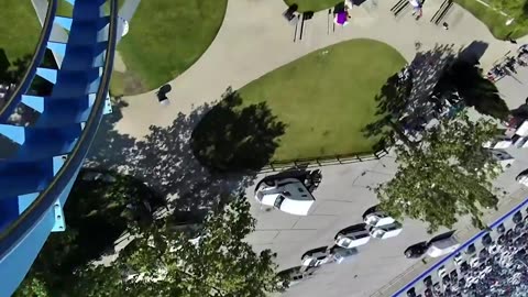 Man Hit by Seagull on Rolle Coaster
