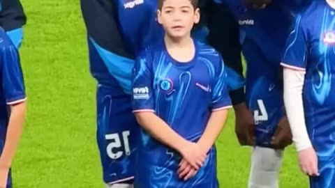 Cole Palmer Next To A Tall Mascot Kid #shorts #football #soccer