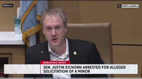 Rep. Senator Justin Eichorn, from Grand Rapids MN, Arrested for soliciting minor for sex