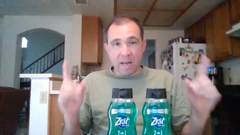 Brut scented body wash by Zest