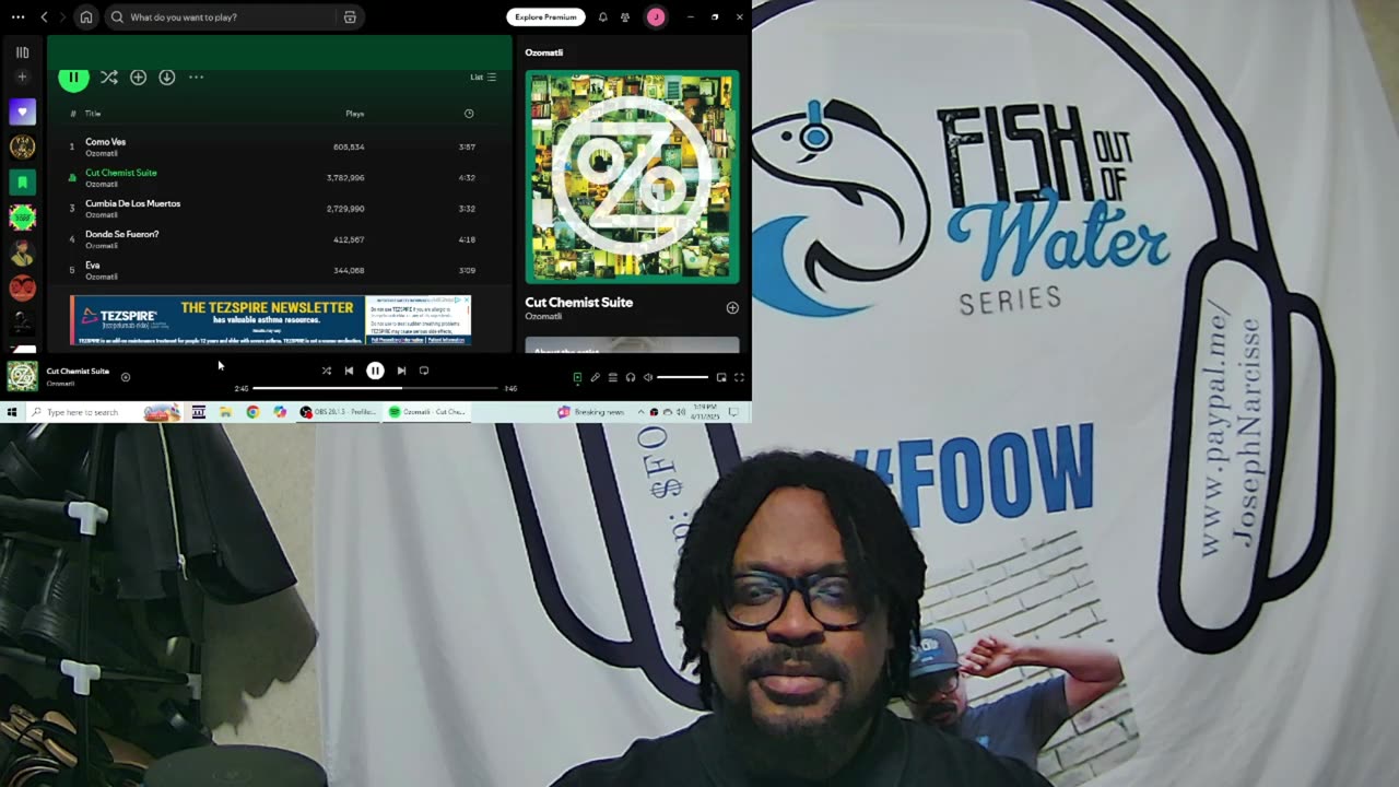 Ozomatli Cut Chemist Suite Reaction