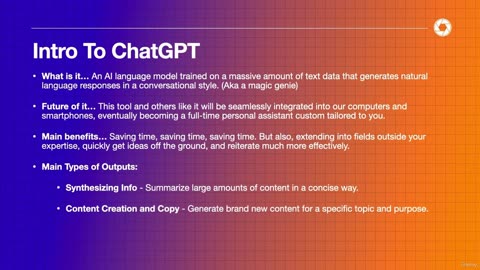 1. 我們將學習如何使用ChatGPT