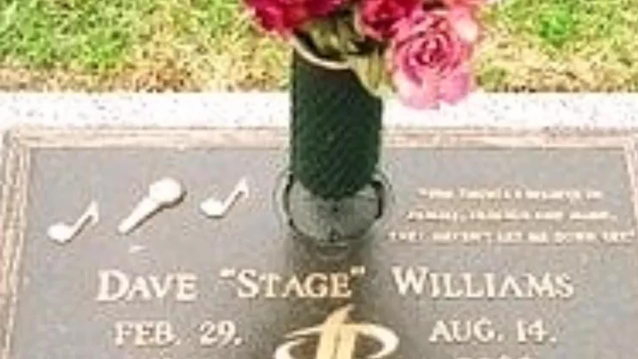 FAMOUS GRAVES - VOL. 394: DAVE WILLIAMS