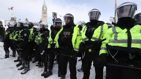 Trucker’s Freedom Convoy: More police brutality to peaceful protesters!