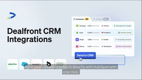 Close More Deals Faster with Dealfront + HubSpot CRM Integration
