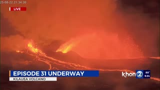 Kilauea Volcano Marks 31st eruption episode at Halema’uma’u crater