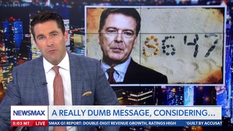 Rob Schmitt torches ex-FBI Dir James Comey for the '86·47 social media post