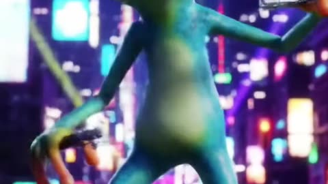 Rana Neón: ¡Baile Futurista! 🐸⚡️