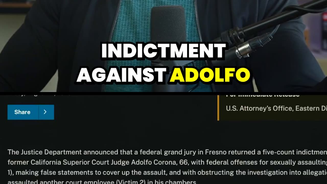 California Judge INDICTED for Shocking Assault and Cover Up
