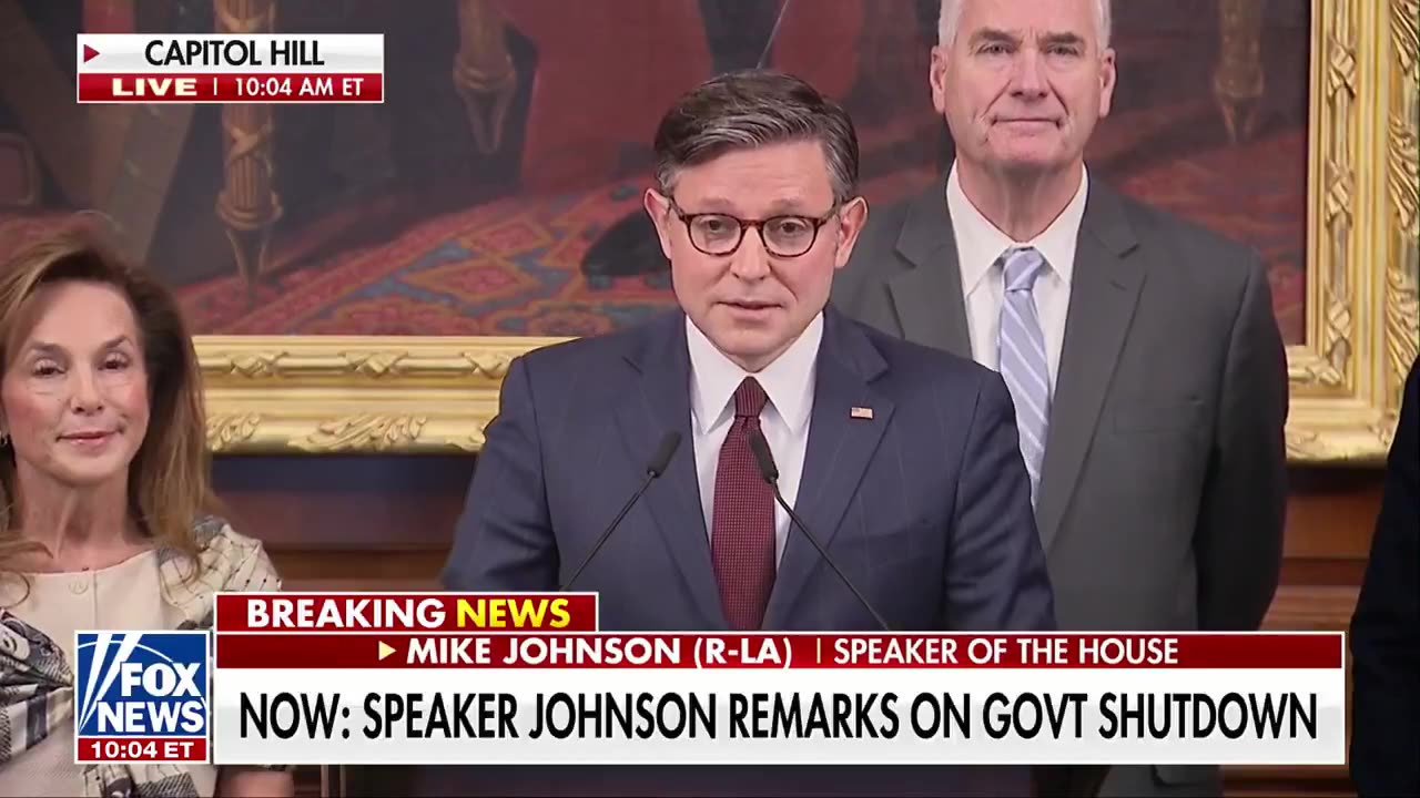 SPEAKER JOHNSON: “The Democrats are responding to fear.