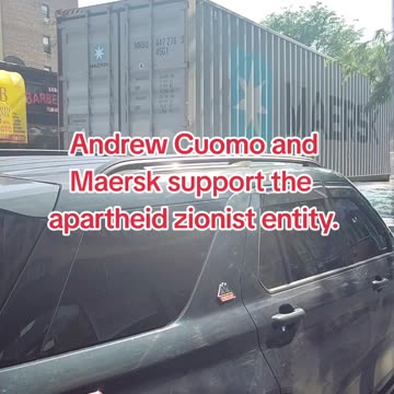 Andrew Cuomo and Maersk support the apartheid zionist entity.