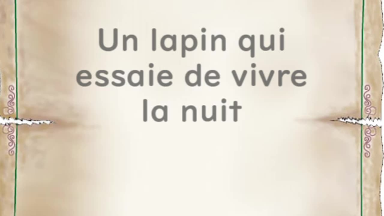 Un lapin qui essaie de vivre la nuit - Huhito Fables-Version française Vol.32