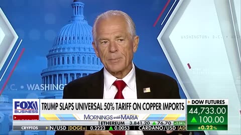 Peter Navarro says the president is not going to let this happen