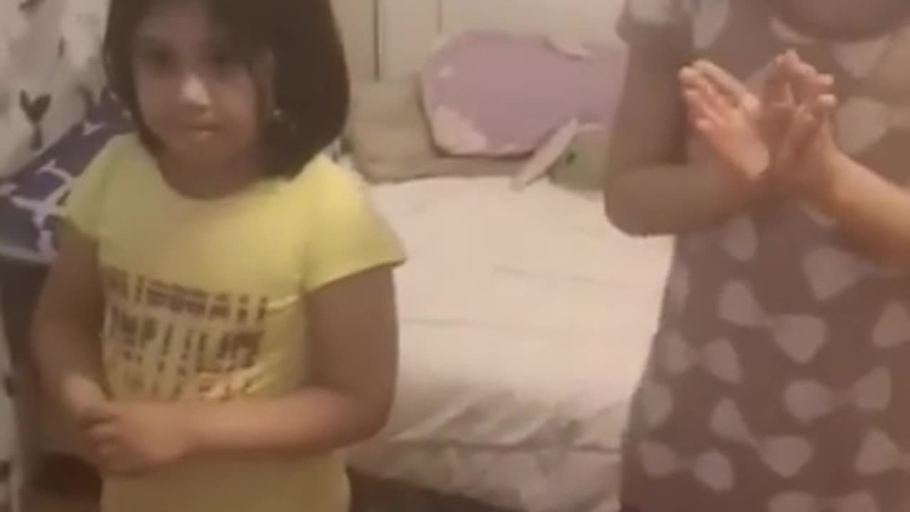 My little babies dancing-not so long time ago