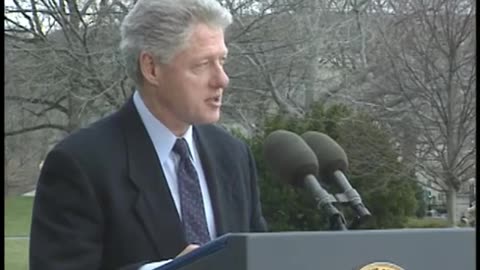 President Clinton's Statement on Kosovo (1999)