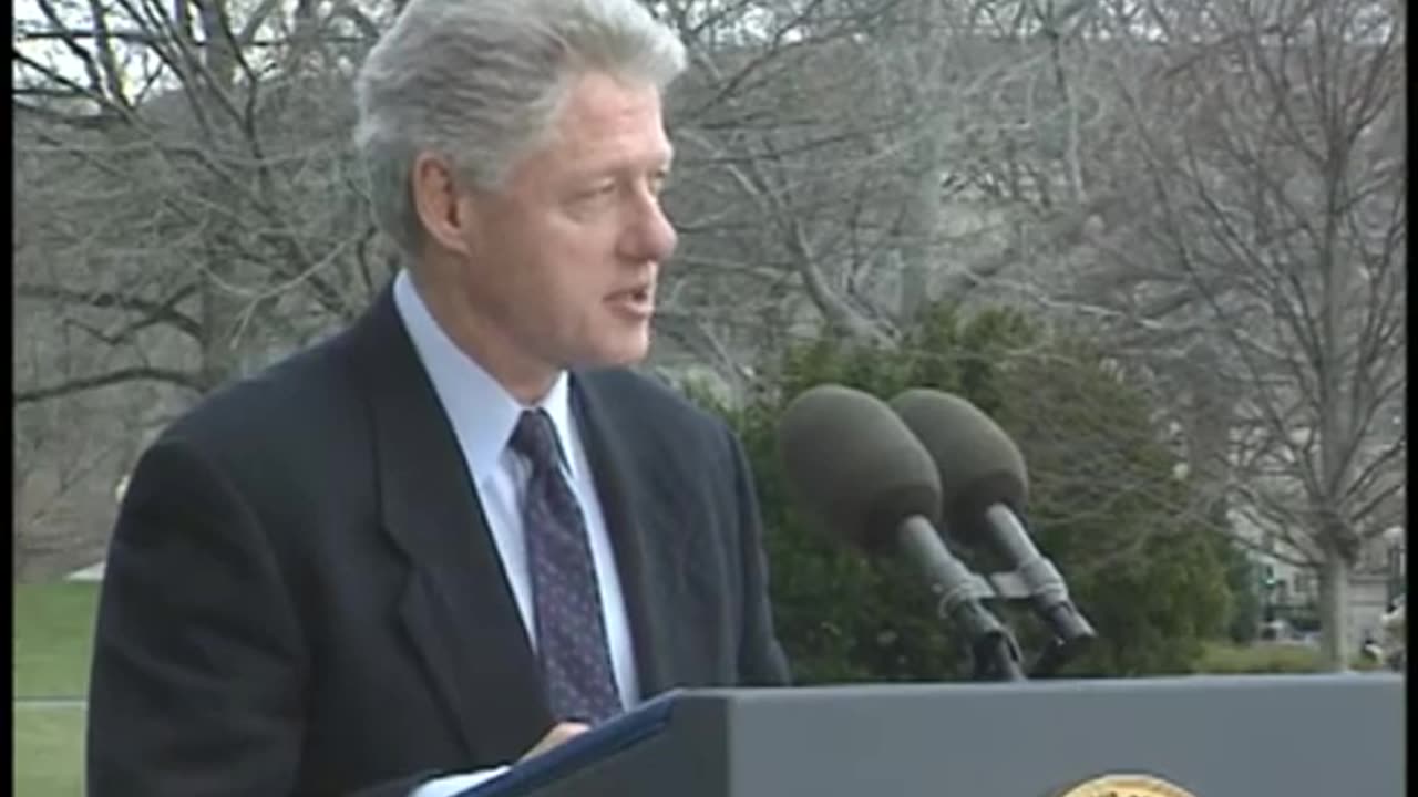 President Clinton's Statement on Kosovo (1999)