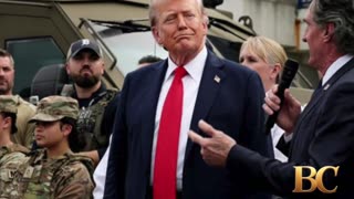 No patrol but Trump visits police, military in DC as he touts anti-crime push